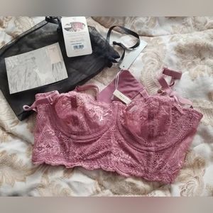 Naja Co Bustier Bra Rose Pink 34C